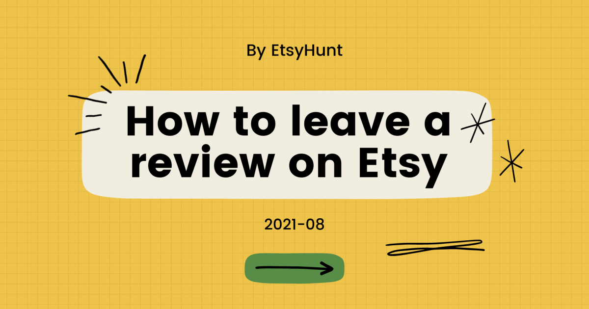 How to Leave a Review on Etsy?
